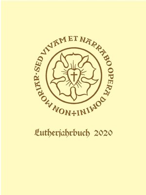 cover image of Lutherjahrbuch 87. Jahrgang 2020